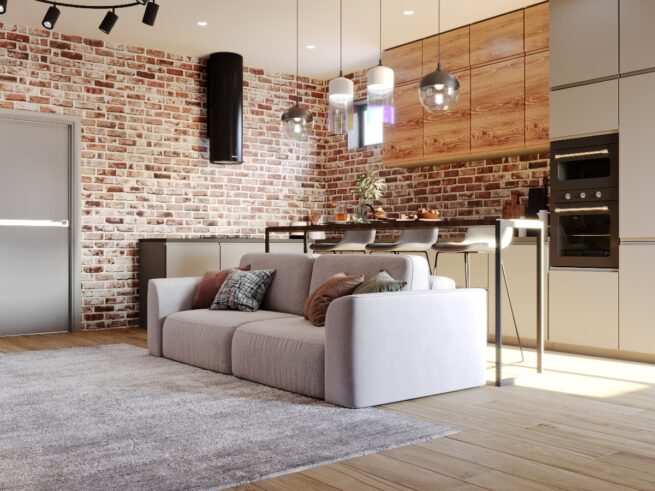 Дом кухня-гостиная и ванна пос.Борино 56,8 кв.м