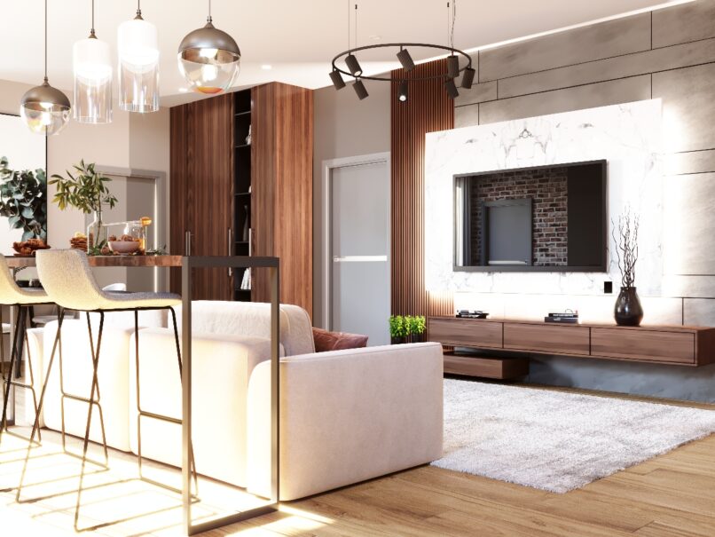 Дом кухня-гостиная и ванна пос.Борино 56,8 кв.м