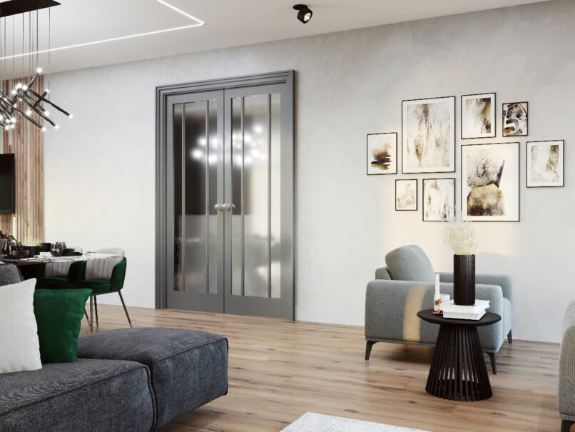 Частный дом кухня-гостиная г.Краснодар 55,2 кв.м