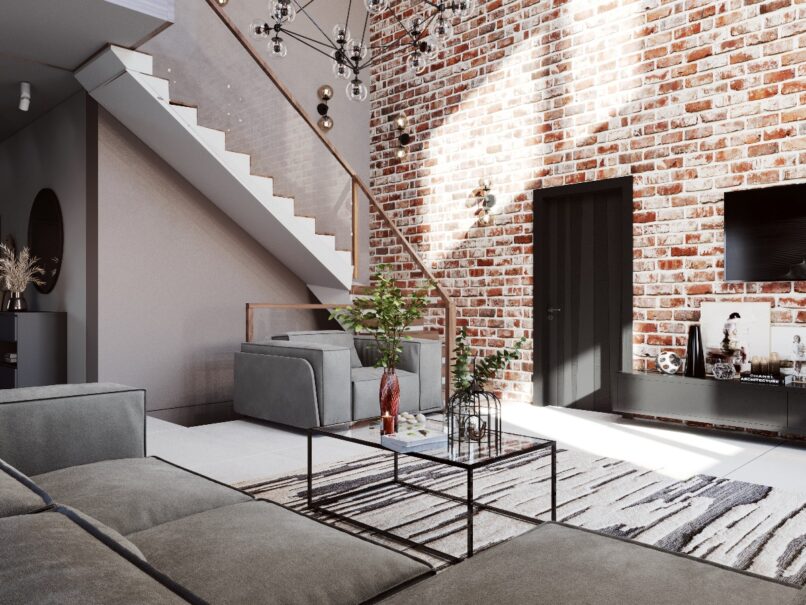 Частный дом, кухня-гостиная г.Липецк 60 кв.м