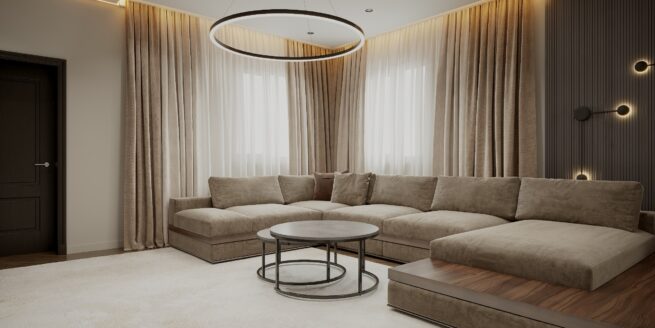 Частный дом гостиная с.Сенцово 28 кв.м