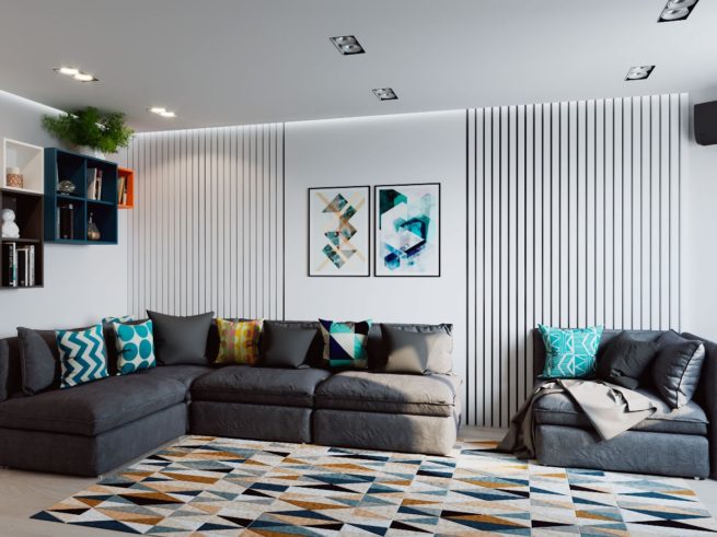 Гостиная 20 м². Липецк