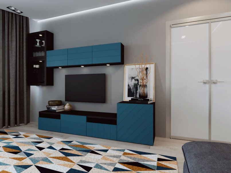 Гостиная 20 м². Липецк