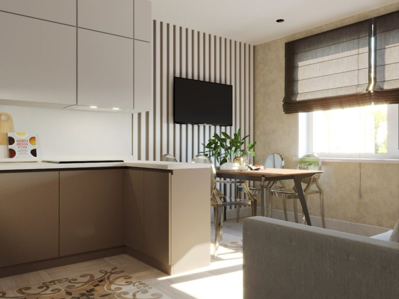 Кухня 15,3 м². Подольск