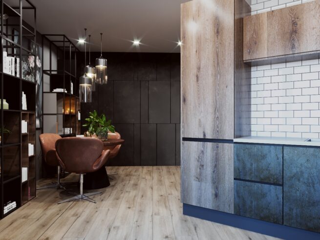 Квартира кухня-гостиная г.Липецк 24 кв.м